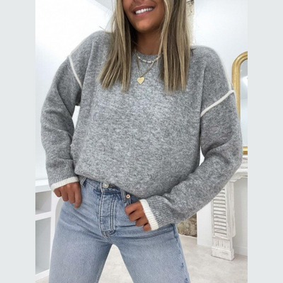 KYLLIKKI - Zeitloser Rundhals-Pullover für einen eleganten Look