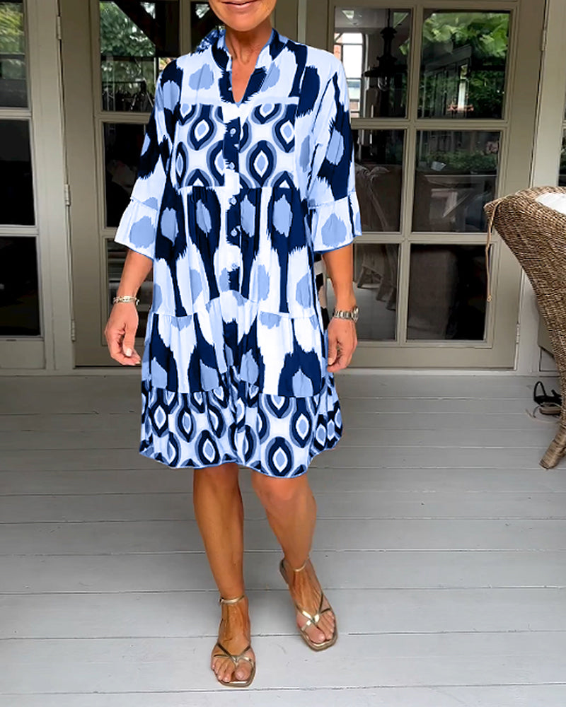 Beatrix™ | Stilvolles Druckkleid