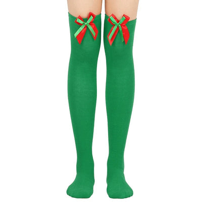 FestiveSocks™ – Kniestrümpfe mit Schleifen | Urlaubskollektion