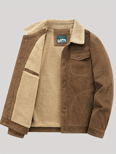 Majestic | Outdoor jacke mit knopfleiste herren warm