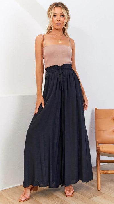 50% RABAT | Wide Style™ | Damen Freizeithosen mit weitem Bein