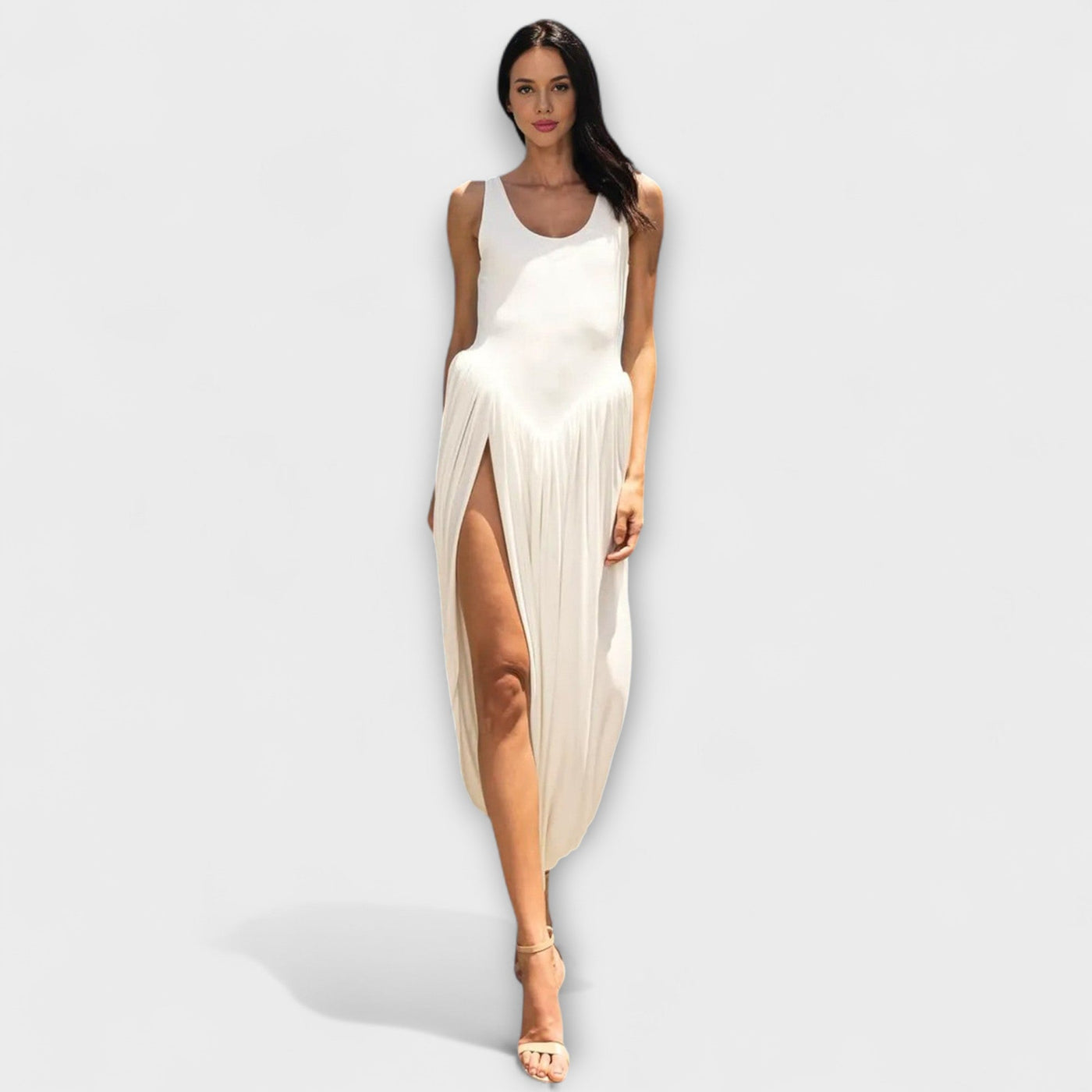 Lyvianne – Maxikleid mit drapierter Silhouette
