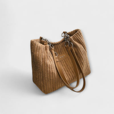 Malva – Weiche Schultertasche aus Velours