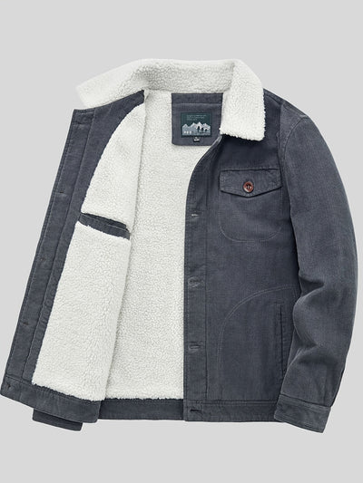 Majestic | Outdoor jacke mit knopfleiste herren warm