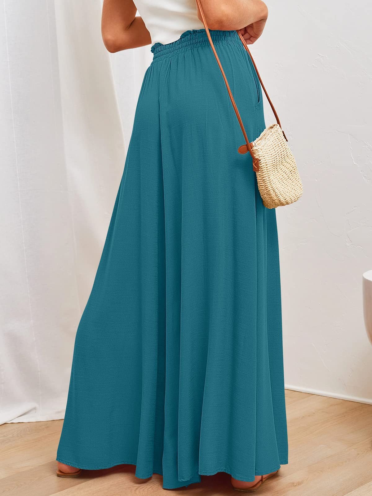 50% RABAT | Wide Style™ | Damen Freizeithosen mit weitem Bein