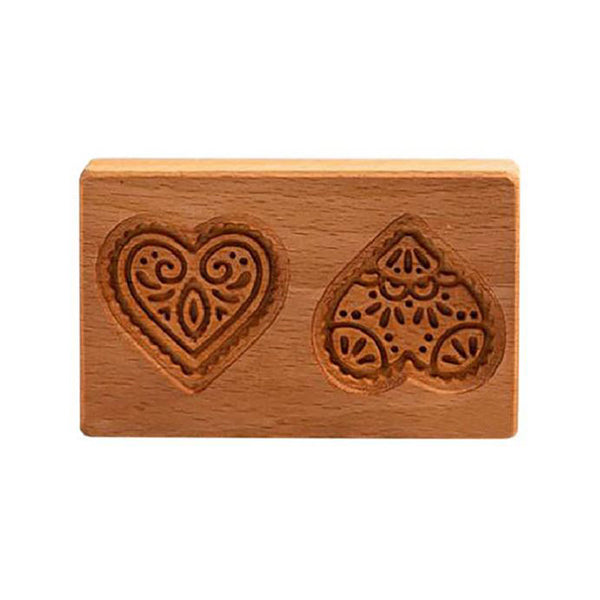 CarveBake™ | Keksform mit Holzgravurprägung, Form für Kekse