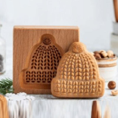 CarveBake™ | Keksform mit Holzgravurprägung, Form für Kekse