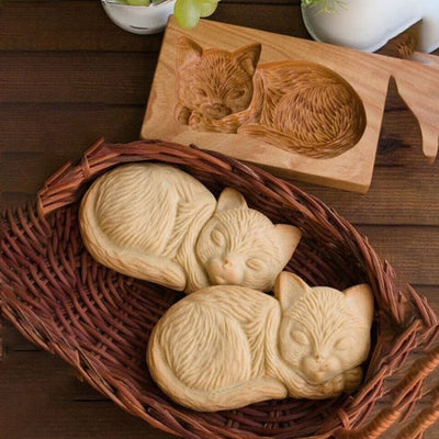 CarveBake™ | Keksform mit Holzgravurprägung, Form für Kekse