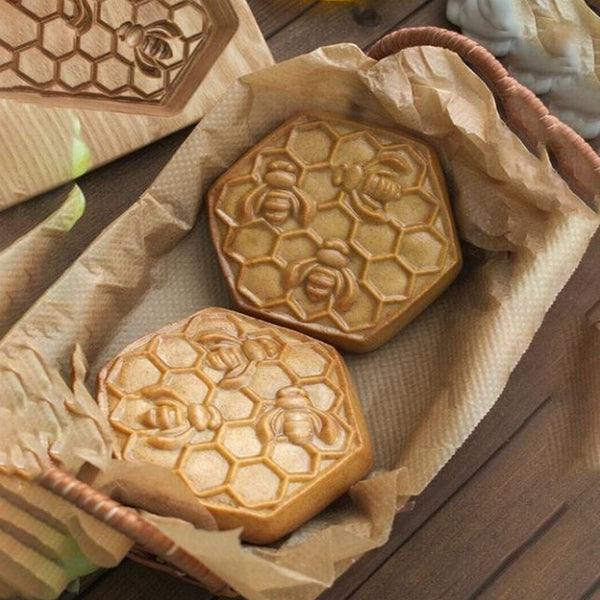 CarveBake™ | Keksform mit Holzgravurprägung, Form für Kekse