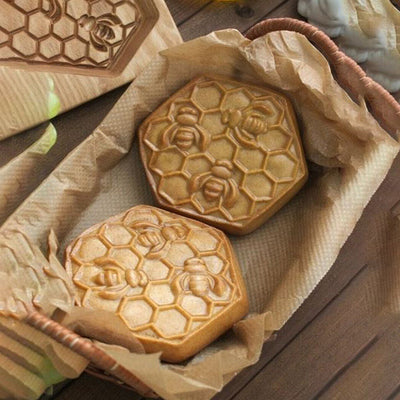 CarveBake™ | Keksform mit Holzgravurprägung, Form für Kekse