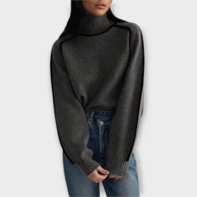 Emilie – Weicher Strickpullover mit Rollkragen
