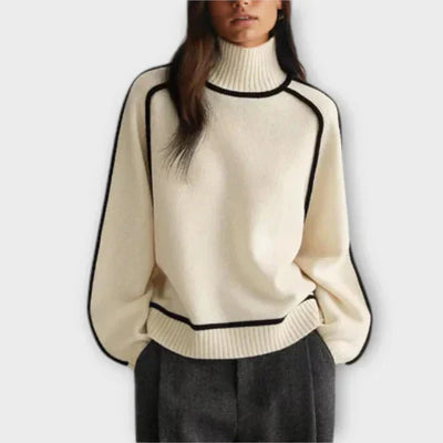 Emilie – Weicher Strickpullover mit Rollkragen