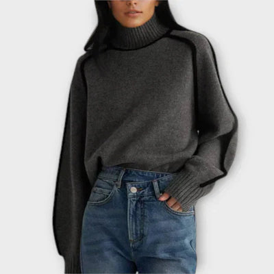 Emilie – Weicher Strickpullover mit Rollkragen