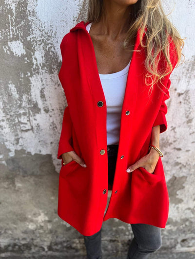 50% Rabatt | TrailBlazer™ - Lässiger einreihiger Blazer met Capuchon [Letzter Tag Rabatt]