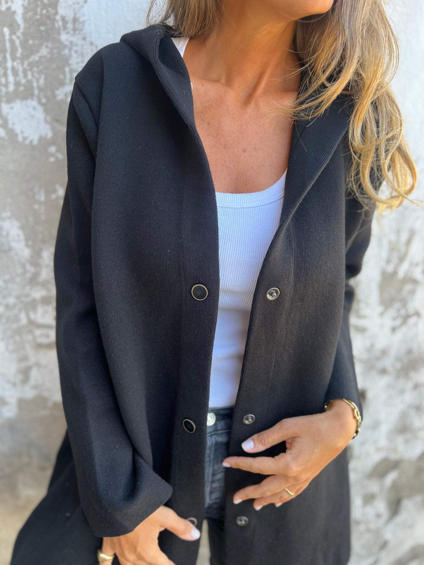 50% Rabatt | TrailBlazer™ - Lässiger einreihiger Blazer met Capuchon [Letzter Tag Rabatt]