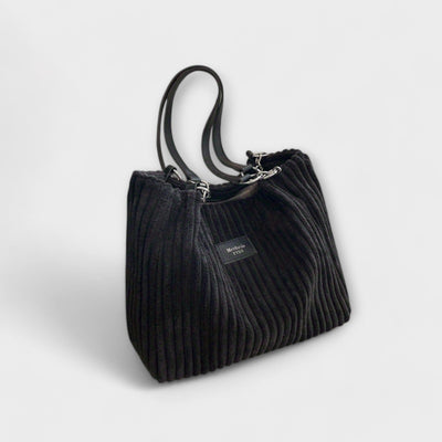 Malva – Weiche Schultertasche aus Velours