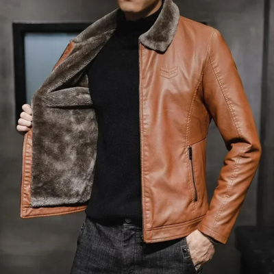 BRYAN - Stilvolle Plüschjacke für Männer
