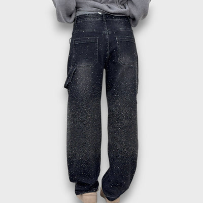 Nolene – Jeans mit Funkel-Finish und urbanem Charakter