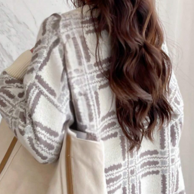 Elegante Winterstrickjacke für Damen - NATALIE Kollektion