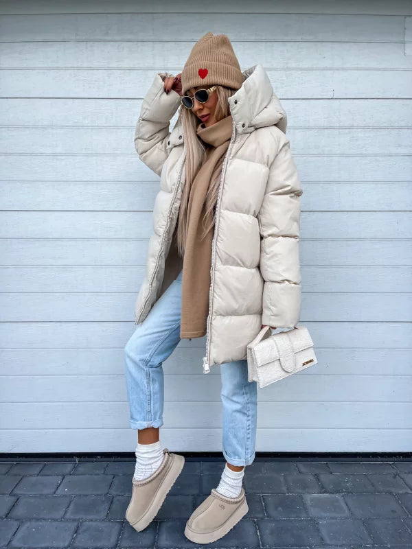Elisa™ | Stylische Pufferjacke mit Kapuze