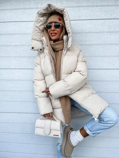Elisa™ | Stylische Pufferjacke mit Kapuze