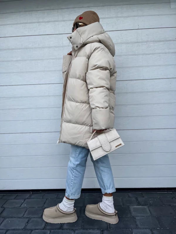 Elisa™ | Stylische Pufferjacke mit Kapuze
