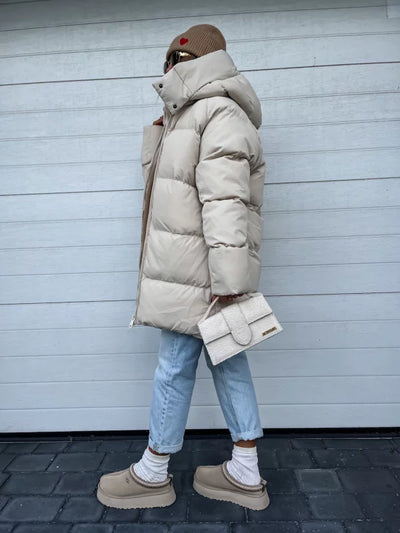 Elisa™ | Stylische Pufferjacke mit Kapuze