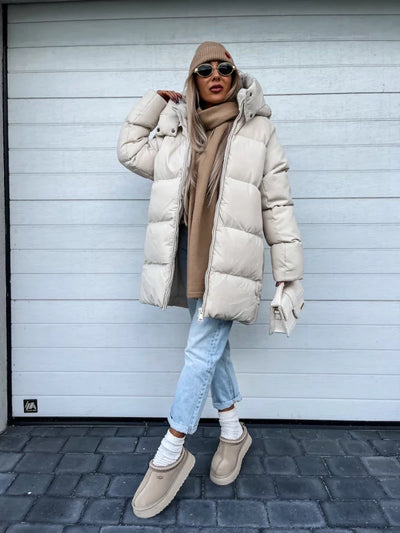 Elisa™ | Stylische Pufferjacke mit Kapuze