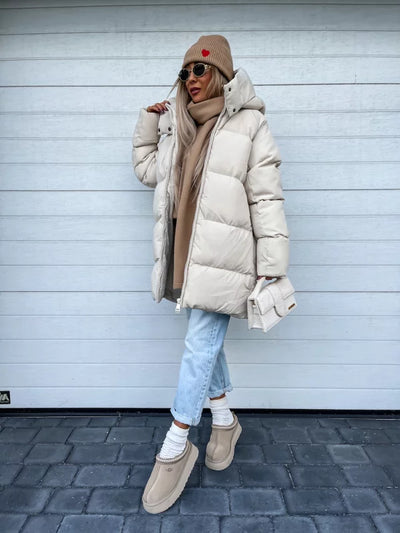 Elisa™ | Stylische Pufferjacke mit Kapuze