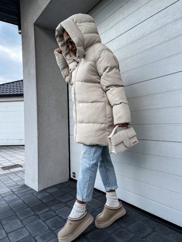 Elisa™ | Stylische Pufferjacke mit Kapuze