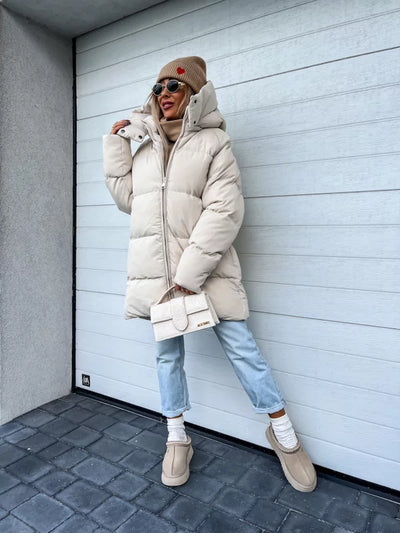 Elisa™ | Stylische Pufferjacke mit Kapuze