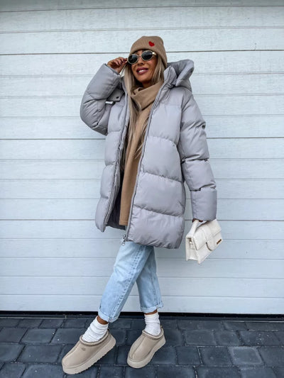 Elisa™ | Stylische Pufferjacke mit Kapuze