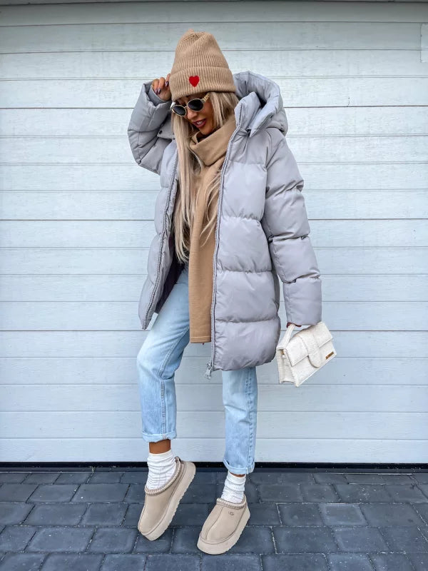 Elisa™ | Stylische Pufferjacke mit Kapuze