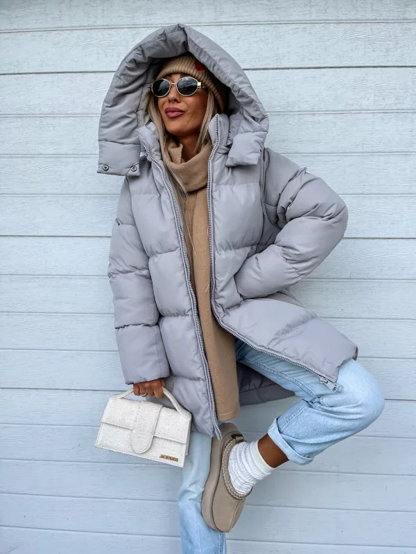 Elisa™ | Stylische Pufferjacke mit Kapuze