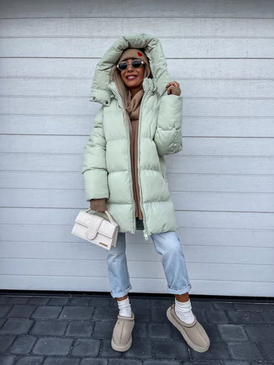 Elisa™ | Stylische Pufferjacke mit Kapuze