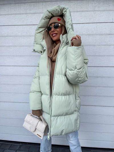 Elisa™ | Stylische Pufferjacke mit Kapuze