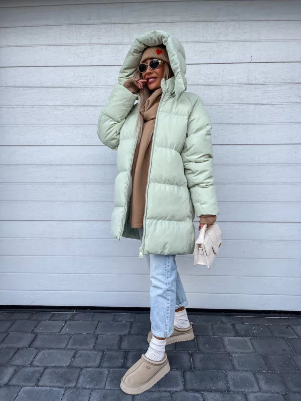Elisa™ | Stylische Pufferjacke mit Kapuze