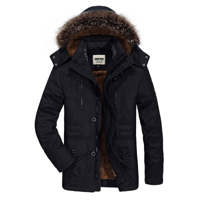Majestic | Herren winter parka dick und warm mit kapuze