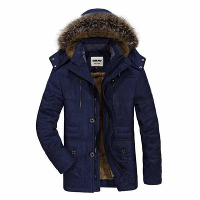 Majestic | Herren winter parka dick und warm mit kapuze