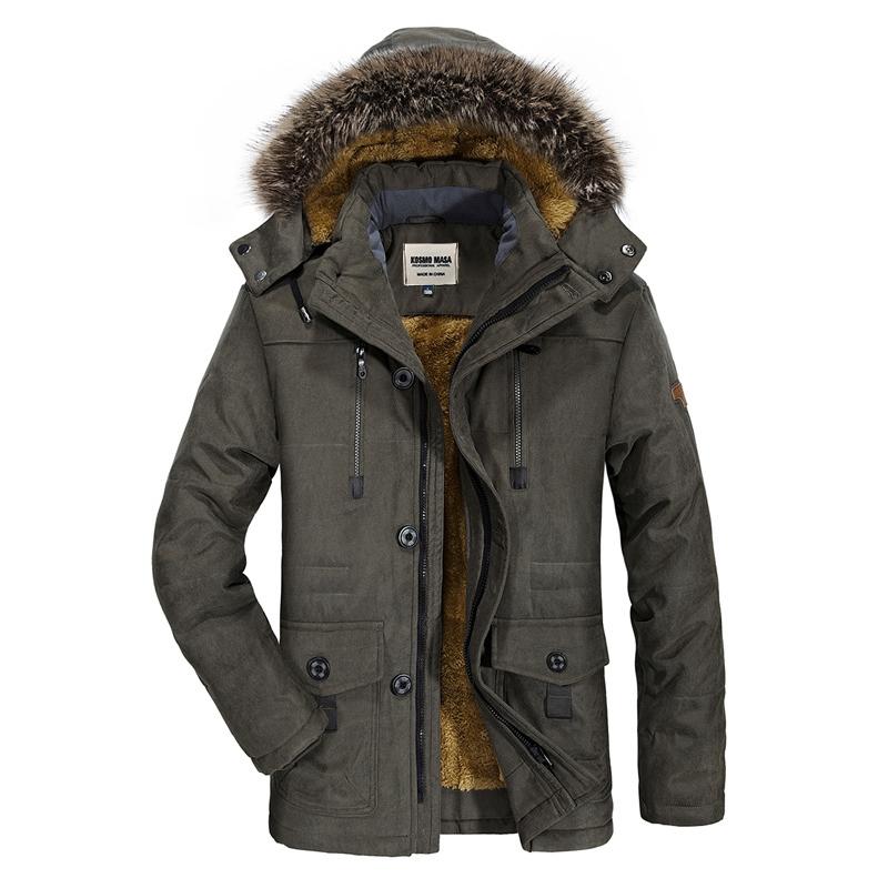 Majestic | Herren winter parka dick und warm mit kapuze