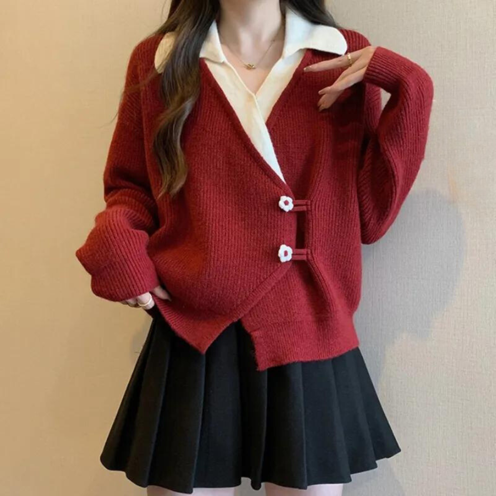 NANCY - Modischer Strickpullover für Damen